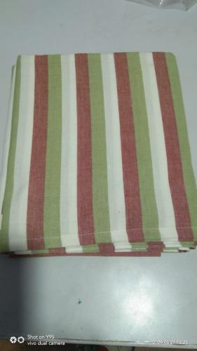 BEDSHEET STRIPE 90X108 2 PILLOW COVER